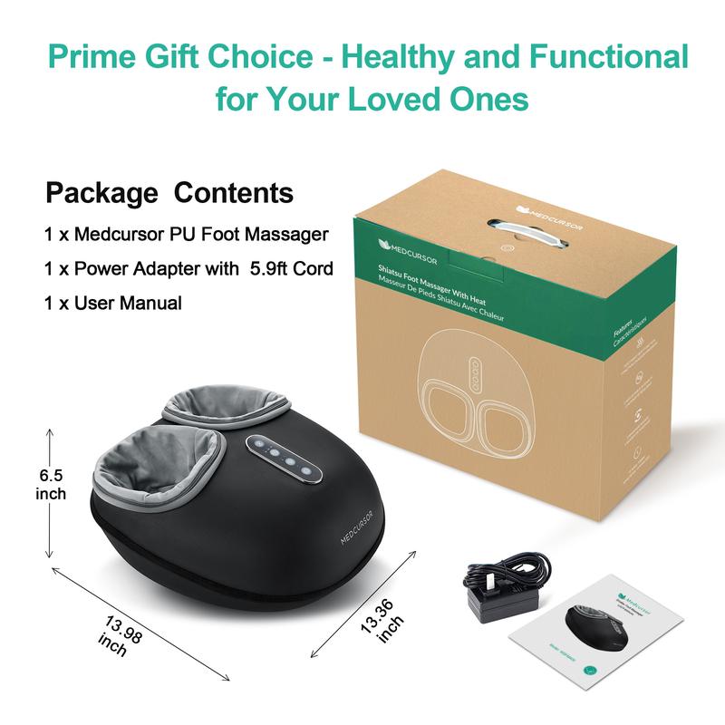Foot Massager with Heat - Professional 3-Modes