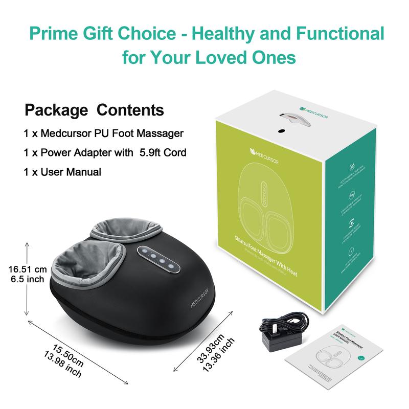 Foot Massager with Heat - Professional 3-Modes